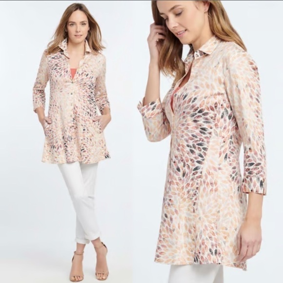 NIC+ZOE Tops - NWT Nic+ Zoe Morning Burst Shirt Jacket $168